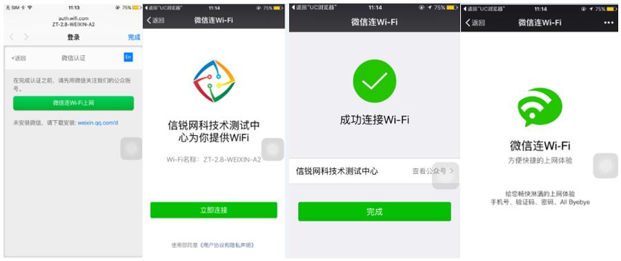 微信连Wi-Fi流程